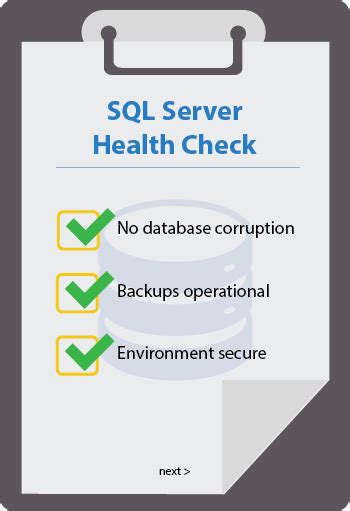 SQL Server Health Check 的图像结果