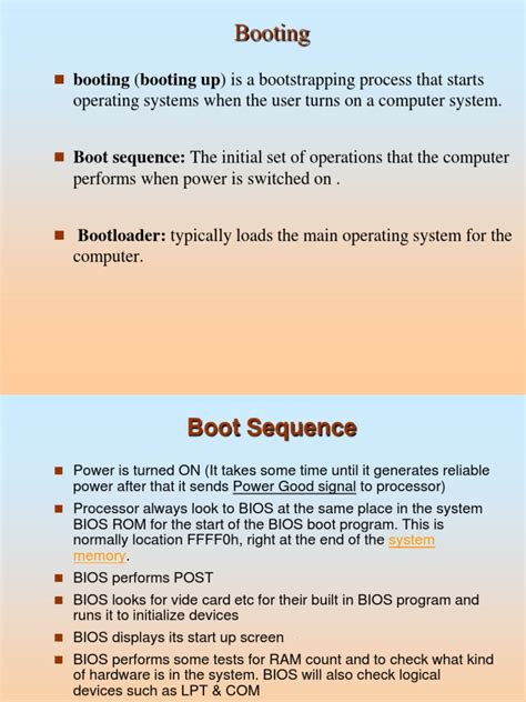 The Booting Process: An In-Depth Explanation of Computer Booting from Power-On to Operating ...