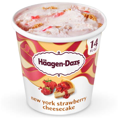 Haagen-Dazs New York Strawberry Cheesecake Ice Cream, 14oz - Walmart.com