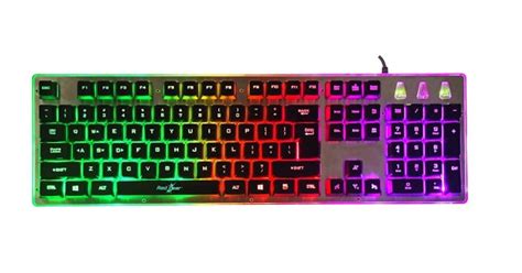 Redgear Grim Wired Semi-Mechanical RGB Backlit Gaming Keyboard with ...
