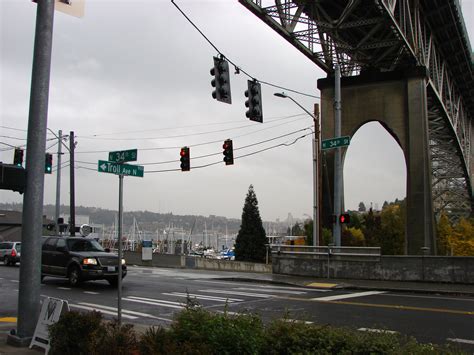 Aurora Bridge at 34th in Fremont.Autumn 2017 | Wedgwood in Seattle History