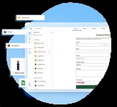 Image result for Functional Contact Form HTML