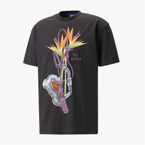Buy PUMA KOCHÉ GRAPHIC RELAXED FIT T-SHIRT 'BLACK' – Superkicks