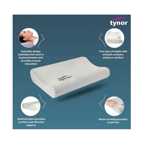 Tynor Contoured Cervical Pillow - Universal B-19 - Cureka - Online ...