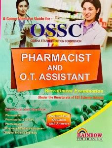 OSSC PHARMACIST AND O.T. ASSISTANT Requirement Examination 2023 Odisha ...