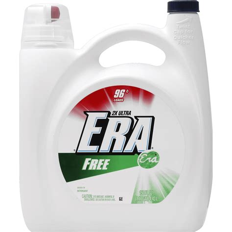 Era Free Liquid Laundry Detergent, 96 Loads 150 fl oz (150 fl oz ...