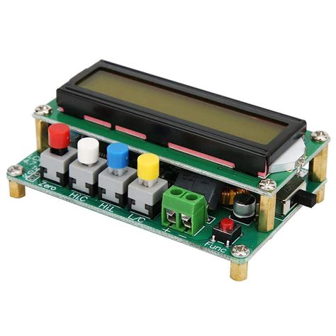Inductance Meter, Portable Capacitor Tester, 1uH~100H Digital Small ...