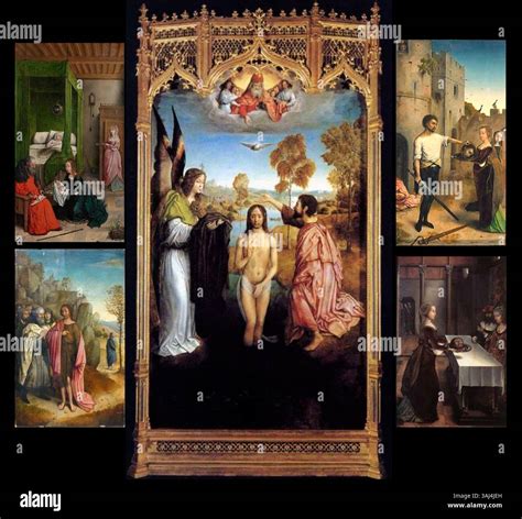 The 'Retable de Miraflores' by Juan de Flandes (c. 1450–1519) is a ...