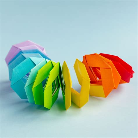 Image result for Origami Using a Rectangular Paper Making a Infinity Cube Using Paper