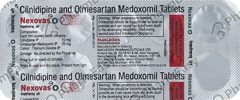 Celavi O 10/20mg Tablets 15'S: Uses, Side Effects, Price & Dosage ...