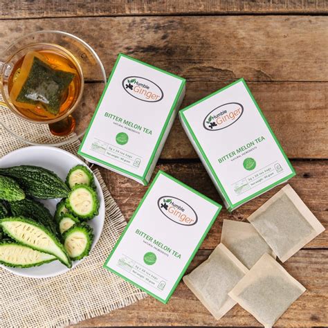Humble Ginger Bitter Melon Tea/Bitter Gourd Tea: 3gx30 | Shopee Singapore