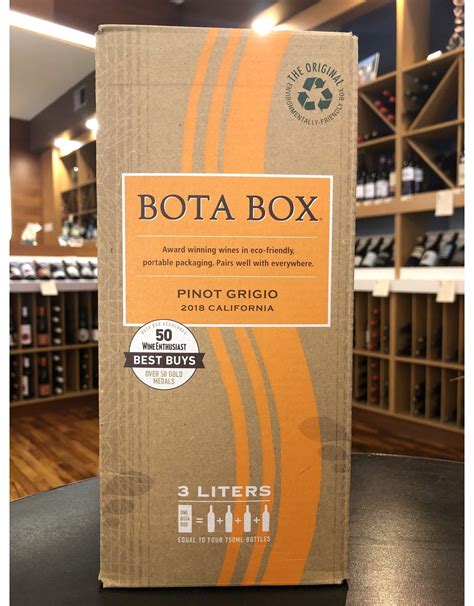 Bota Box Pinot Grigio - 3 Liter - Downtown Wine + Spirits