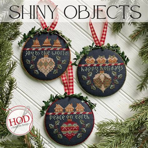 Hand on Design SHINY OBJECTS Cross Stitch Pattern - Christmas Cross ...