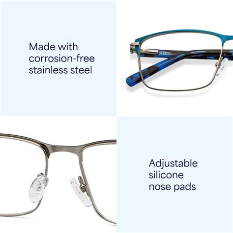 Maroon Full Rim Square Vincent Chase SLEEK STEEL VC E13624-C5 Eyeglasses