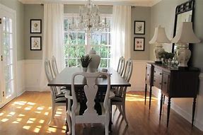 Image result for 2 Tone Dining Room Colors