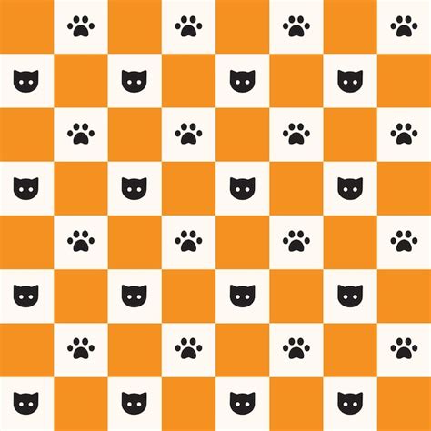 Mignon Meaw Meow Kitten Kitty Cat Pet Paw Element Beige Orange Black ...
