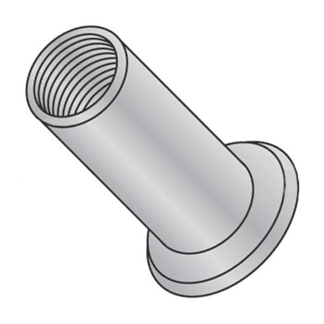 Newport Fasteners Rivet Nut, M4-0.70 Thread Size, 80.63mm Flange Dia ...