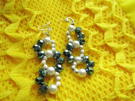 Image result for Small Crystal Earring Tutorials