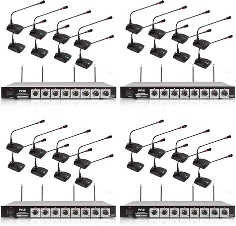 Pyle PDWM8300 VHF 8 Channel Wireless Microphone India | Ubuy