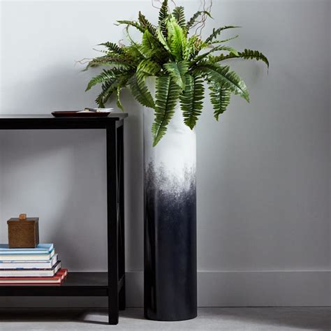 Grey Ombre Floor Vase, 36"