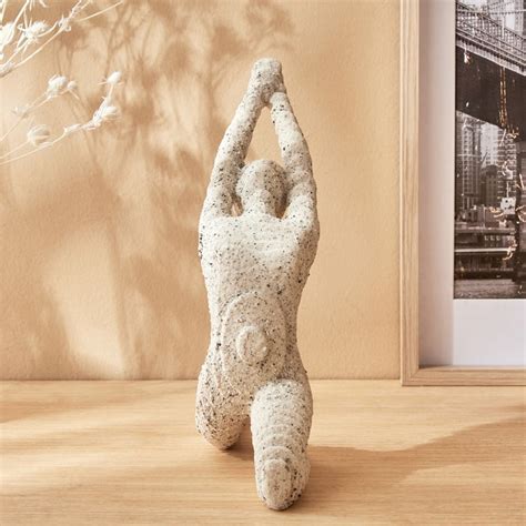 Buy Natura Polyresin Yoga Pose Lady Figurine from Home Centre at just ...