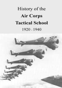 History of the Air Corps Tactical School 1920 - 1940: Buy History of ...