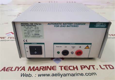 Alpha Elettronica Cb 170/24 Automatic Battery Charger 230V~ 50Hz ...