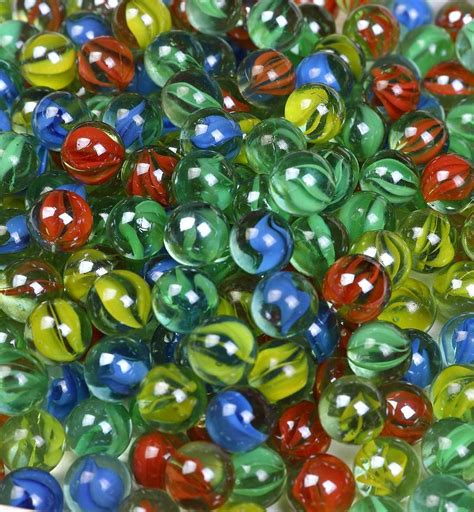 Buy 100 Marbles Round Attractive Multi Color 100 Pieces of Marbles for ...