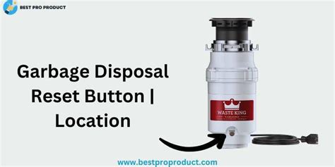 Garbage Disposal Reset Button Not Working 的图像结果