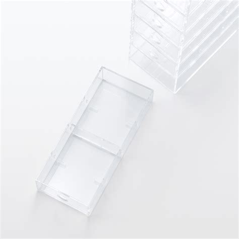 Acrylic storage box 6 drawers / A4