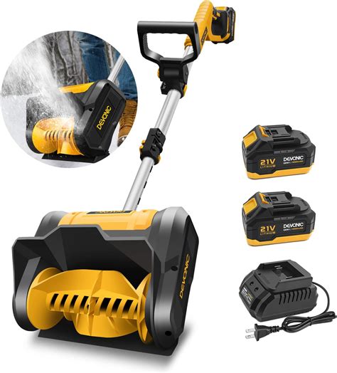 Amazon.com : DEWALT FLEXVOLT 60V MAX Cordless 21" Single-Stage Snow ...
