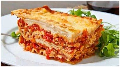 Resep Praktis Lasagna Keju Panggang ala Restoran untuk  