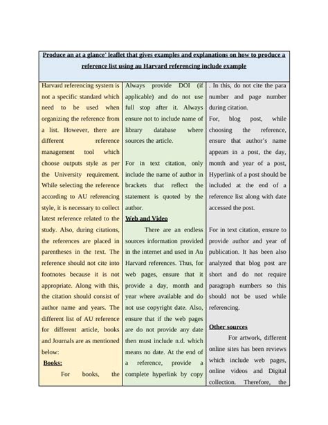 Image result for Harvard Referencing Examples