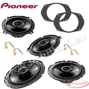 Kit 4 Casse Auto IPNOSIS Per Fiat Tipo SW (2015-2020), Fiorino, Qubo - Con Supporti E Connettori