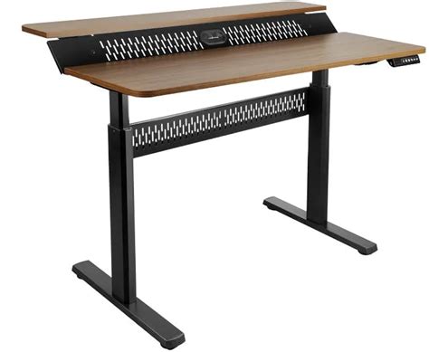JIN OFFICE Electric Height Adjustable Desk | Desk with Additional Layer ...
