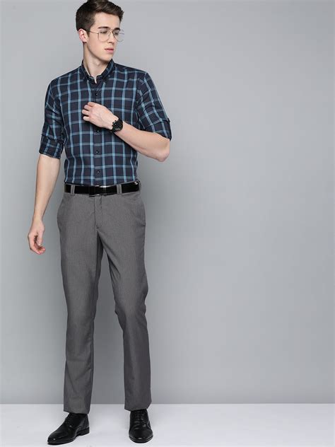 Smart Windowpane Checks Slim Fit Formal Shirt – Dennison Fashion India