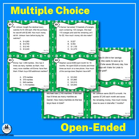 Image result for Printable Multi-Step Word Problem Task Cards