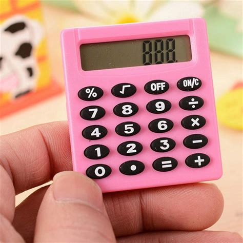 1PCS Pocket Calculators 8 Digits Electronic Desktop Calculator Mini ...