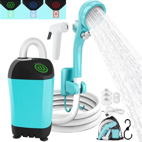 Meajax Regadera Portatil Electrica, Regadera Camping Electrica ...