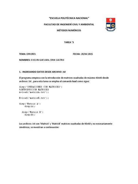 Matriz En El Script De MATLAB 的图像结果