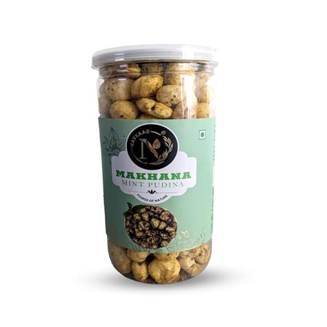 Navkaar Premium Roasted & Flavoured Makhana Snacks 350gm, Roasted ...