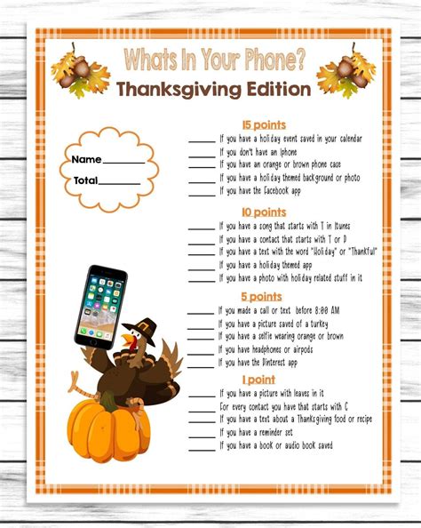 Quiz Free Printable Thanksgiving Games For Adults | Fanny Printable