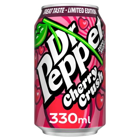Dr. Pepper Cherry Crush Zero Sugar (24 x 0,33 Liter cans UK) - Five ...