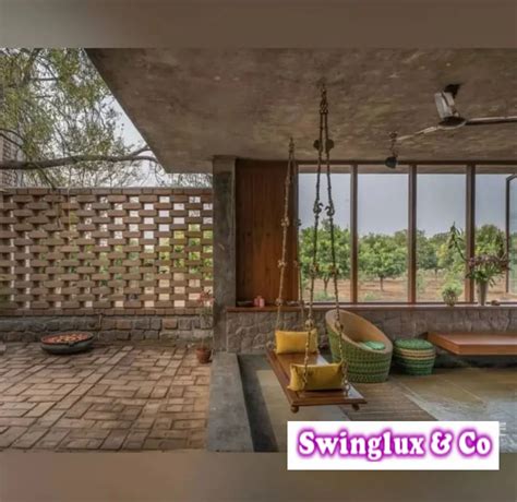 Modern Swing in Living Room - Teak Wood Traditional Swing Manufacturer ...