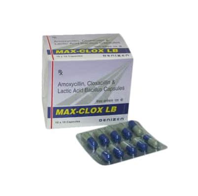 Max-Clox LB Capsules Denizen Pharmaceuticals India Private Limited