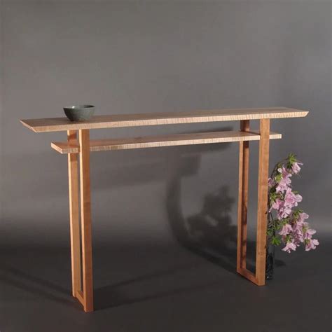 The Custom Classic Japanese Console Table - (Narrow & Modern) By Miza ...