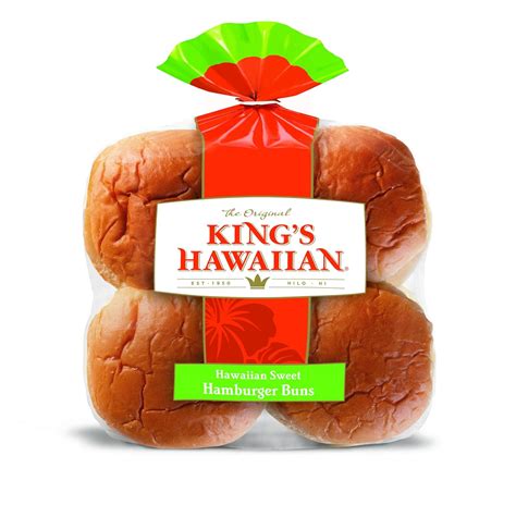 King's Hawaiian Sweet Hamburger Buns, 8 ct, 12 oz: Amazon.com: Grocery ...