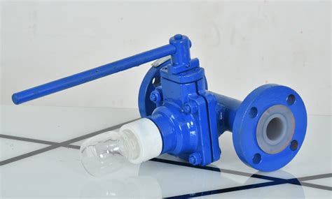 Transflow Lined Sampling Valve | PFA, PVDF/FEP Lined