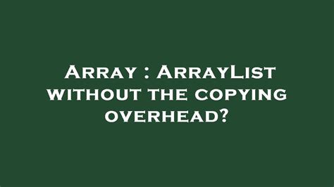 Image result for ArrayList without Import