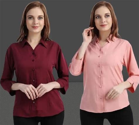 Womens Formal Shirts - Buy Womens Formal Shirts online at Best Prices ...